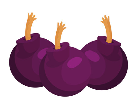 purple pirate bombsのイラスト素材