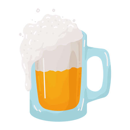 beer jar drinkのイラスト素材