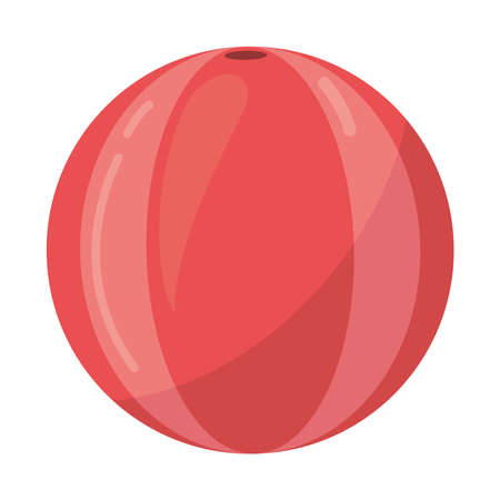 red balloon beachのイラスト素材