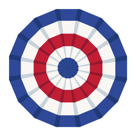 usa flag colors laceのイラスト素材