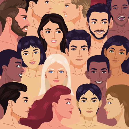 group of persons naked