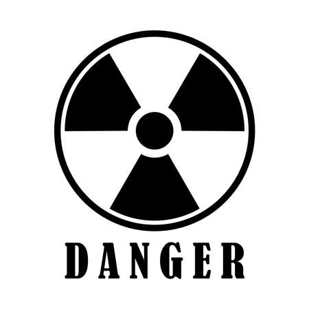 nuclear danger signalのイラスト素材