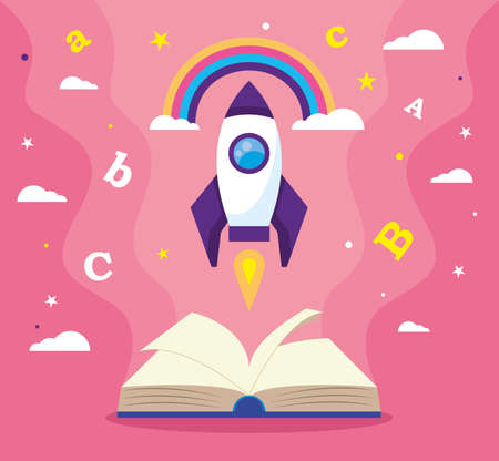 literacy day posterのイラスト素材
