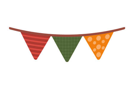 oktoberfest celebration garlandsのイラスト素材