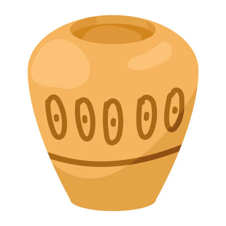 egyptian vase antique cultureのイラスト素材