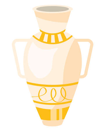 ceramic vase whiteのイラスト素材