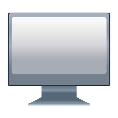 desktop mockup front deviceのイラスト素材