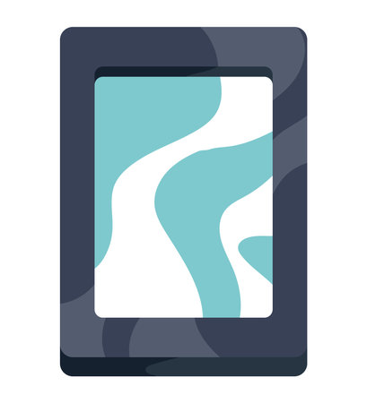 black picture frameのイラスト素材