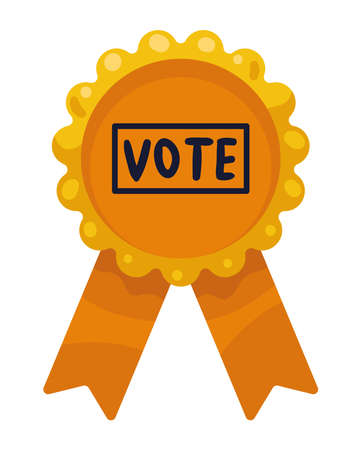vote golden medalのイラスト素材