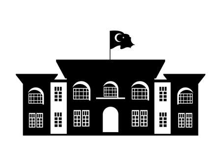 grand national assembly turkey buildingのイラスト素材