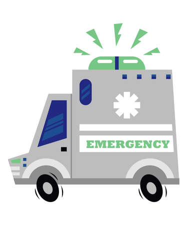ambulance emergency vehicleのイラスト素材