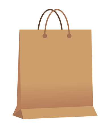 take away paper bagのイラスト素材