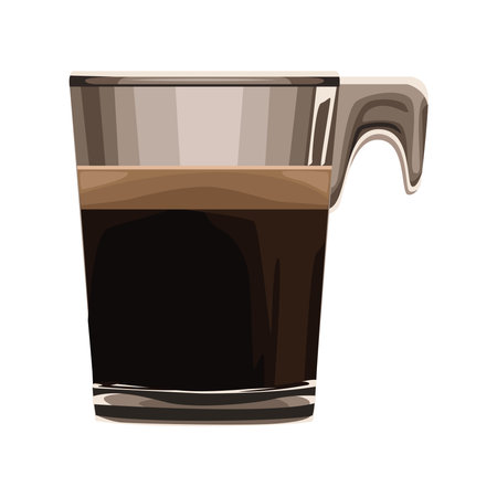 coffee in jarのイラスト素材