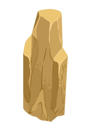natural rock iconのイラスト素材