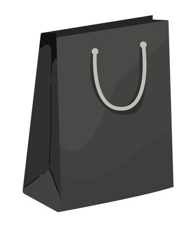 black paper bagのイラスト素材