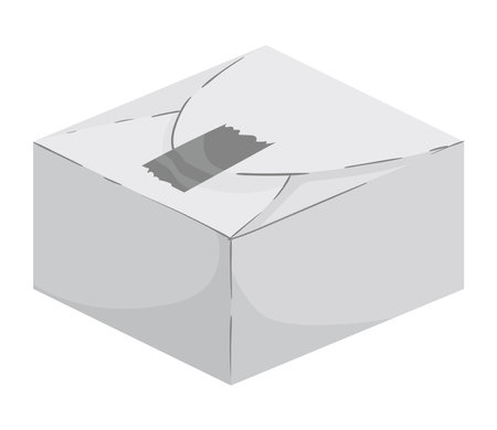 mockup package iconのイラスト素材