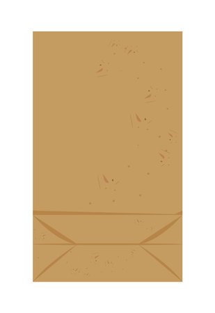 eco paper bag packingのイラスト素材