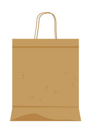 eco shopping bag packingのイラスト素材