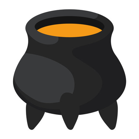 halloween witch cauldronのイラスト素材