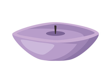 spa purple candle waxのイラスト素材
