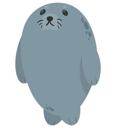 cute seal babyのイラスト素材