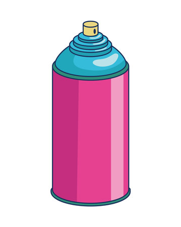 spray paint 90s pop art styleのイラスト素材