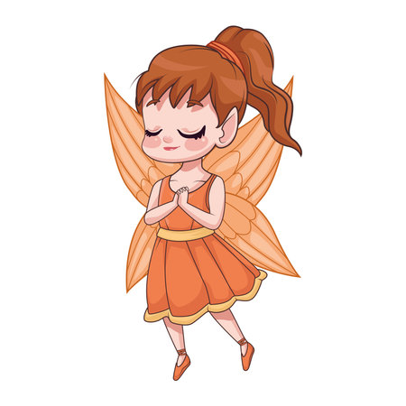 little redhead fairyのイラスト素材