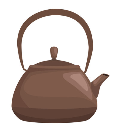 teapot kitchen utensilのイラスト素材