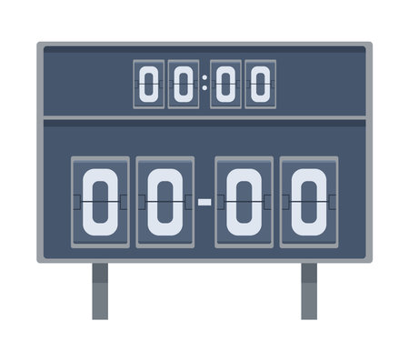 sports scoreboard equipmentのイラスト素材