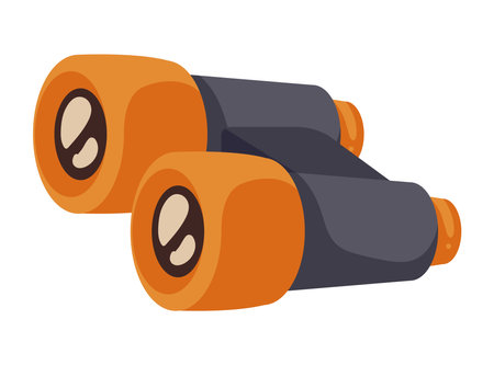 binoculars search toolのイラスト素材
