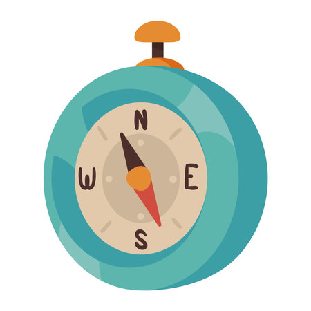 compass guide deviceのイラスト素材