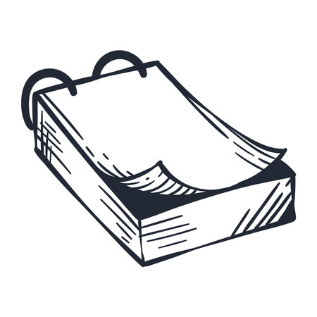 papper notes iconのイラスト素材