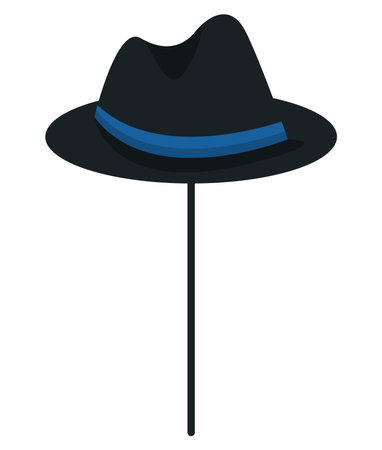 male tophat accessoryのイラスト素材