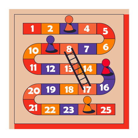 lader game boardのイラスト素材