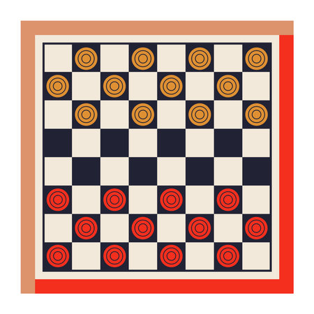 chess board airviewのイラスト素材