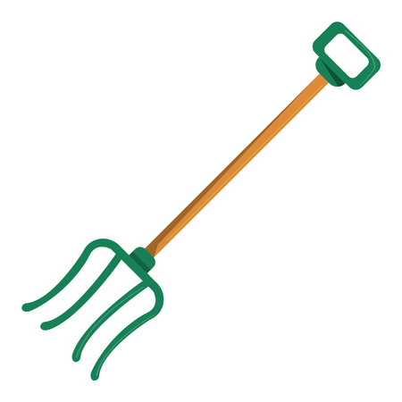 rake gardening toolのイラスト素材