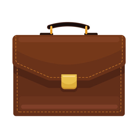 elegant portfolio briefcaseのイラスト素材