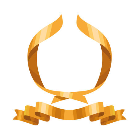 golden ribbons award triumphのイラスト素材