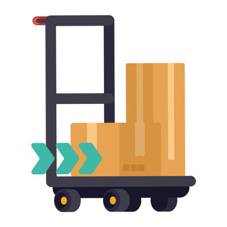 boxes carton in cartのイラスト素材