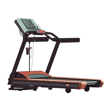 red treadmill gym equipment