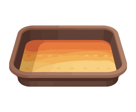 Gourmet meal in yellow bowlのイラスト素材