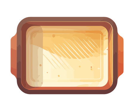 Gourmet meal packet on shiny metal icomのイラスト素材