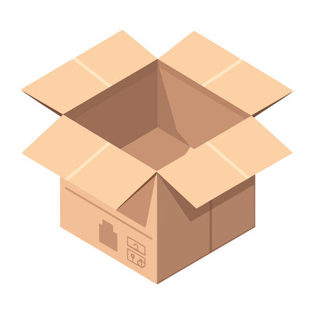 delivery open carton box packing