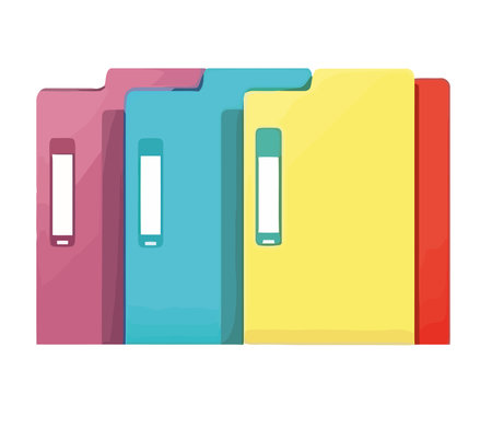Modern vector illustration of folder officeのイラスト素材