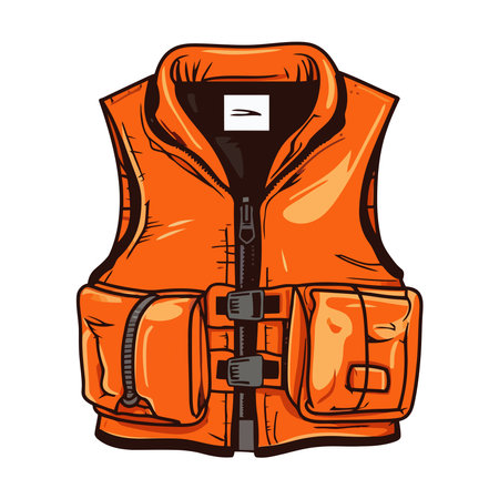 Men adventure jacket, perfect for extreme sports and outdoor activitiesのイラスト素材