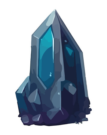 Shiny gemstone , symbol of wealth and luxuryのイラスト素材