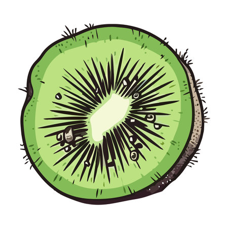 ripe fruit exploding with freshnessのイラスト素材