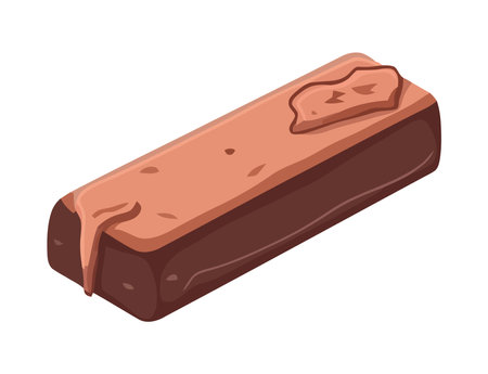 Chocolate dessert icon gourmet snackのイラスト素材
