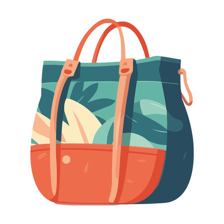 Fashionable backpack on sale for summer journeyのイラスト素材