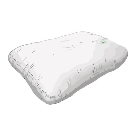 Fluffy cushion, comfortable decoration for relaxationのイラスト素材